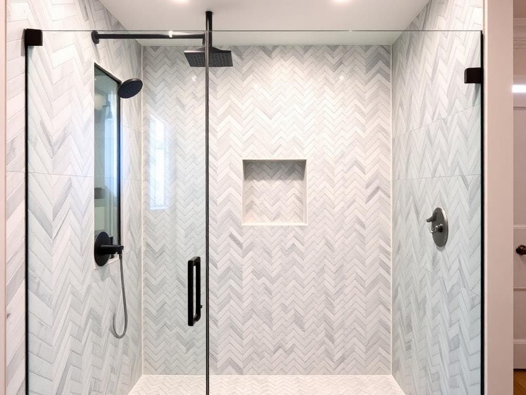 Premium bathroom fixtures and tile work for Ardmore home renovation